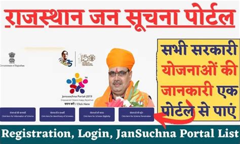 Jan Suchna Portal 2024 जन सूचना पोर्टल (jansoochna.rajasthan…