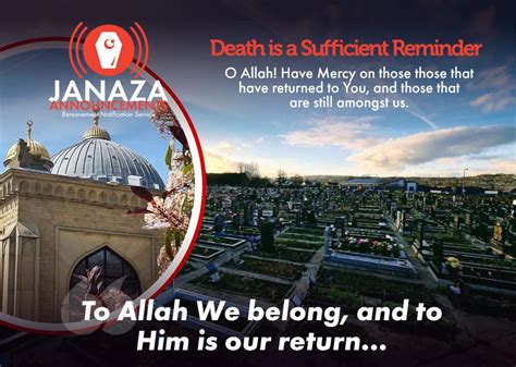 Janaza services.  You must have an appointment to visit the facility. L.  This comp...