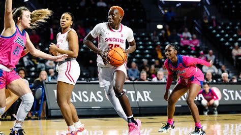 Jane Asinde, Sr., F, Wichita State Asinde had a career performance in the Shockers win over Tulsa, scoring 27 points and bringing down 12 rebounds. She shot 55.6 percent from the floor.. 