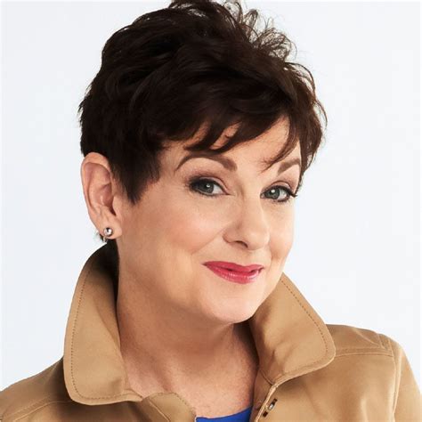 Jane qvc host. I don't think the style of the cut suits her face shape. I love "natural" hair, but I think a different style would look better on her. I didn't care for the short hair on her the first time she did it years ago. 