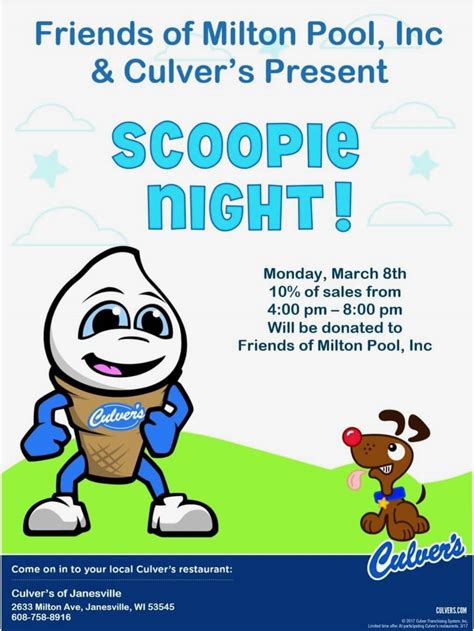 Janesville Culver’s Scoopie Night, West Court St WJVL