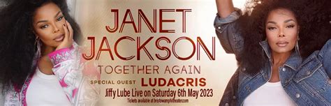 Janet jackson jiffy lube. Jun 16, 2015 · Janet Jackson: Together Again. Find concert tickets for Janet Jackson upcoming 2024 shows. Explore Janet Jackson tour schedules, latest setlist, videos, and more on livenation.com. 