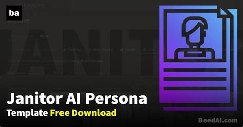 Janitor Ai Profile Template Free
