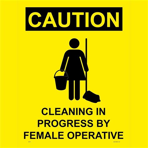 Janitorial Cleaning Signs