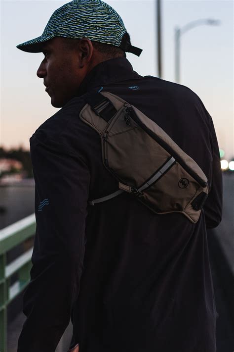Janji multipass sling bag. I use the Janji Multipass Sling Bag. Great for running and with the right amount of space for light EDC or loaded. Great for running and with the right amount of space for light EDC or loaded. Comes with a stability strap as well. 