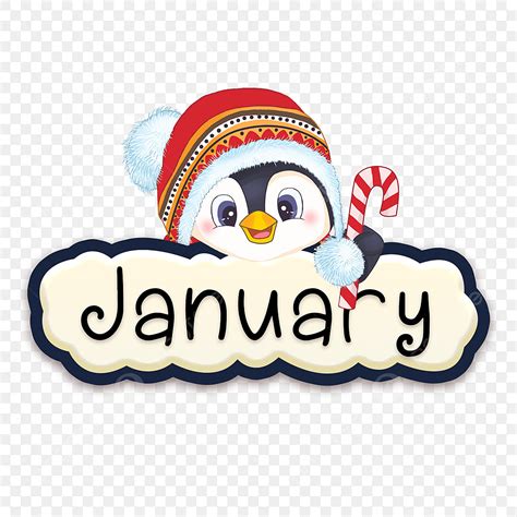 January Clipart For Calendars
