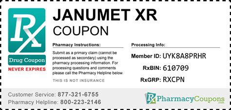Janumet coupon 2023. Everyone is eligible and no restrictions. No enrollment forms or membership fees. Unlimited usage on all prescriptions. Diabetes drug coupons (54 manufacturer offers) Januvia 2024 Coupon/Offer from Manufacturer - Eligible patients may pay as little as $5 per prescription of Januvia. Maximum total savings is $150 per prescription. 