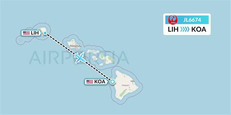 Japan Airlines JL6659 Flight Status: Kailua-Kona to Honolulu …