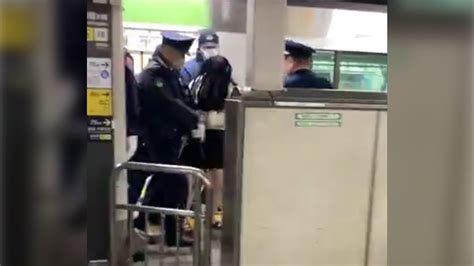 Japan police arrest a knife-wielding woman inside a train after 4 people are reported injured