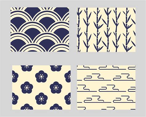 Japanese Style Pattern Collection Clip Studio Assets