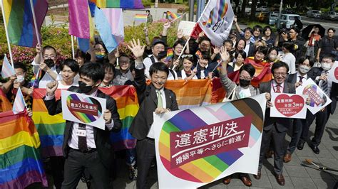 Japanese court says government’s policy against same-sex marriage is unconstitutional
