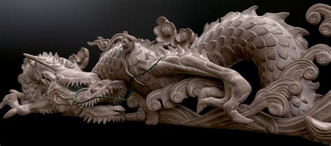 Japanese dragon 3d print. .  ...