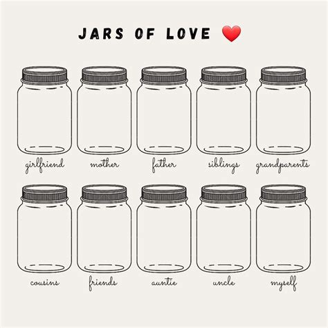 Jar Of Love Template