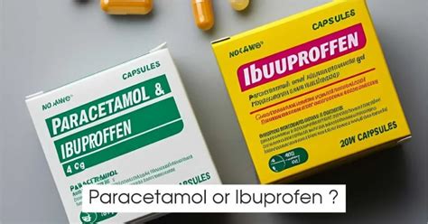 Jarak paracetamol dan ibuprofen.  Understanding their individual actions and how they...