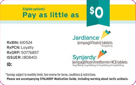 With Jardiance Savings Card, eligible patients can pay as little as $1