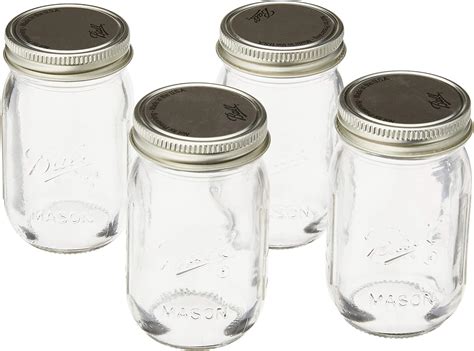 VITEVER 12 Pack, 8 OZ Thick Glass Candle Jars with Bamboo Lids, Bulk Clear