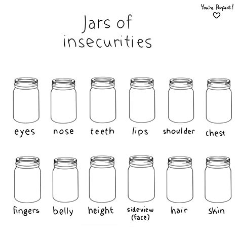 Jars Of Insecurities Template
