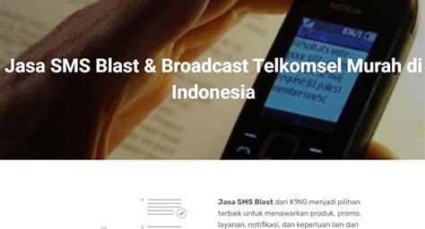 Jasa SMS & WA Blast Untuk Promosi Cepat Media.