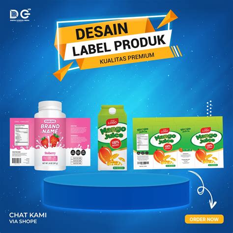 Jasa desain label produk