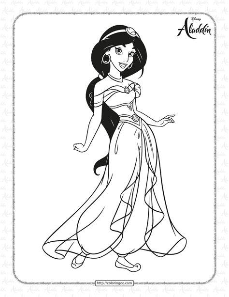Jasmine Coloring Shee