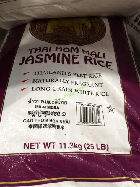 Jasmine costco rice. 泰国香米（Jasmine rice） 泰国香米是大家最熟悉的香米种类的，其实他的历史还不到100年，直到1959年才被正式命名为泰国茉莉香米。 这种米蒸出来的米饭有一种非常特殊的香气，可以说非常诱人啦! 