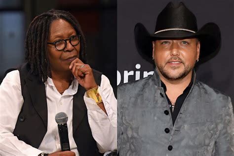 An online article reported that country singer Jason Aldean walked off the set of "The View" after spending only 10 minutes with co-host Whoopi Goldberg. Rating: Originated as Satire (About this .... 