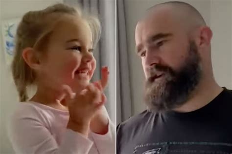 Jason kelce shaved head daughter. Jason Kelce’s daughter Bennett makes first appearance at NFL game; Wyatt then noticed Eagles wide receiver AJ Brown, who notably wears pink shoes so that his daughter Jersee, three, and son AJ ... 