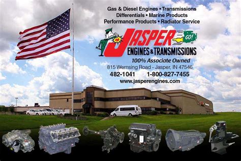 Jasper motors. Every JASPER Transmission is completely disassembled, thoroughly cleaned and inspected. Wear parts are replaced with new or qualified parts. The case, pump, converter and valve body are all remanufactured to exact dimensional tolerances. CNC machinery is used, where applicable, to provide exact part specifications and the best possible Ra … 