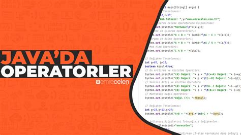 Java’da Operatörler pi404. 