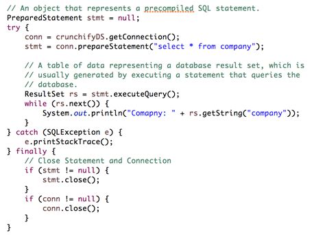 Java - JDBC Connection Example (MySQL)