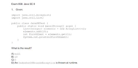 Java 8 certification dumps pdf.  The questions cover topics like operators, date/time f...