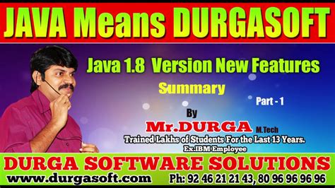 Java 8 features by durga sir pdf full game