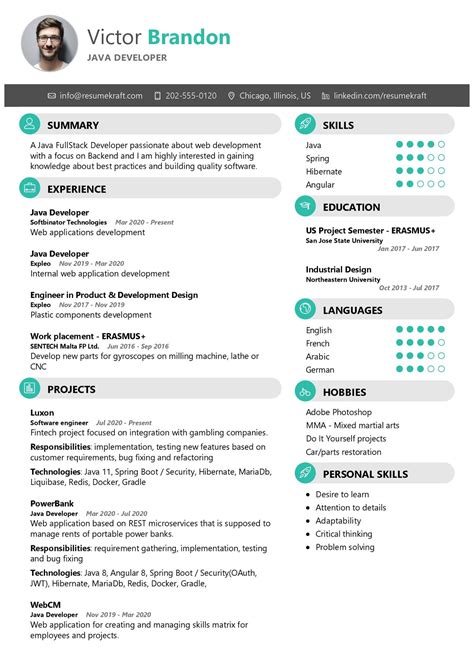 Java Developer Resume Sample How To Guide 2021