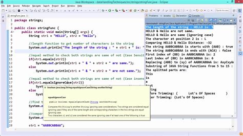Java Essentials Strings in java YouTube