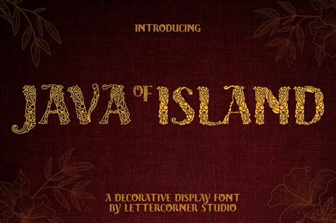 Java Island Free Personal Used font
