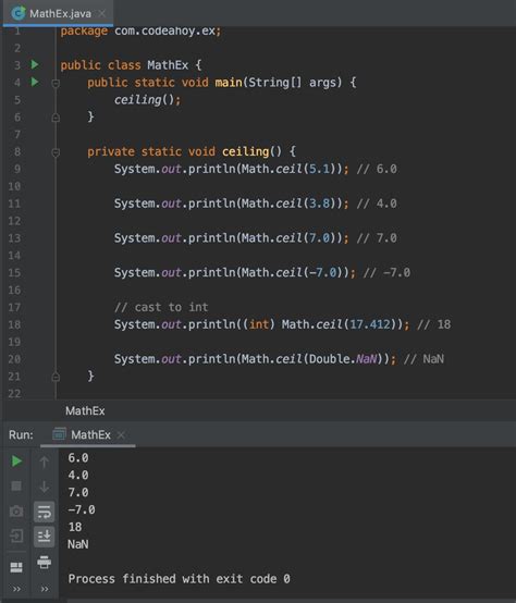 Java Math.ceil() Method with Examples CodeAhoy Basic computer