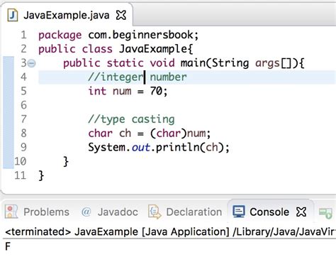 Java Program to Convert Char to Int