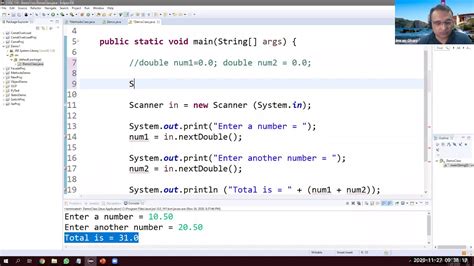 Java Scanner Read integer, double, string and character from keyboard