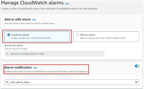 Java cloudwatch alarm.  How to enable or disable alarm actions for Amazon Clo...