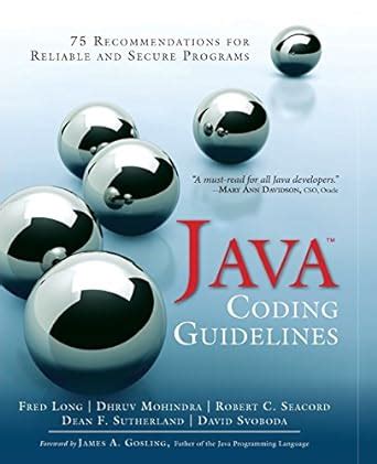 Java coding guidelines 75 recommendations for reliable and secure programs sei series in software engineering. - Répertoire des stations de recherche circumpolaires.