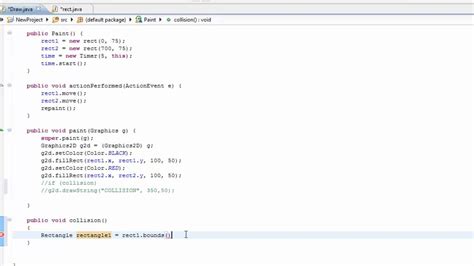 Java collision detection multiple objects.  Learn how to implement rectangle collisio...