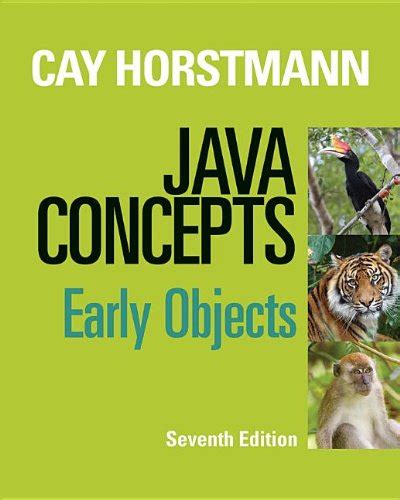 Java concepts early objects 7th edition solutions. - Quellenkritische studien zum werk thomas manns.