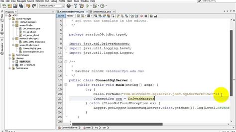Java connection sql server