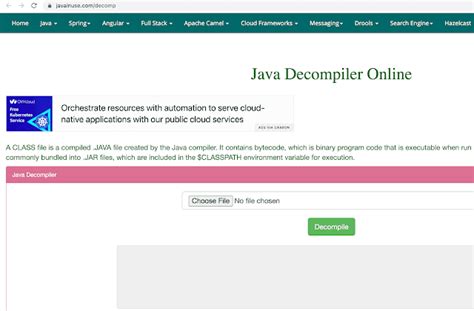 Java decompiler online.  This tool provides an MCP-compatible server for decompiling...