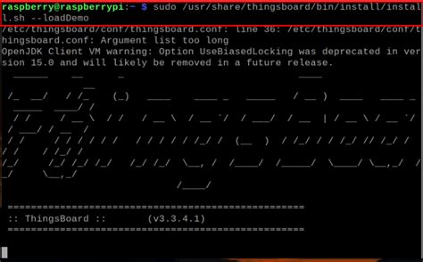 Java error in Thingsboard installation - Raspberry Pi Forums