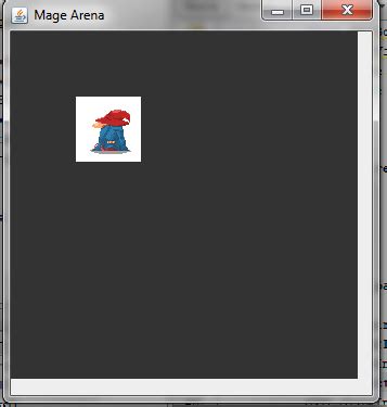 Java graphics draw text.  I have tried to render the BufferedImage lower down but this do...