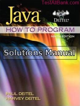 Java how to program 9th edition solution manual. - Contre la faim en afrique noire (par la formation professionnelle agricole et l'encadrement rural)..
