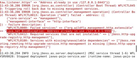 Java net bindexception address not available. BindException occurs when there is a problem wit...
