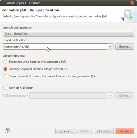 Java relative path inside jar.  This program depends on C++ external libraries call...
