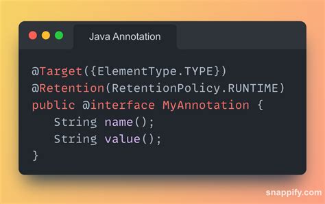 Java shapefile.  What a Java annotation does, is that it adds a special attribute to the ...